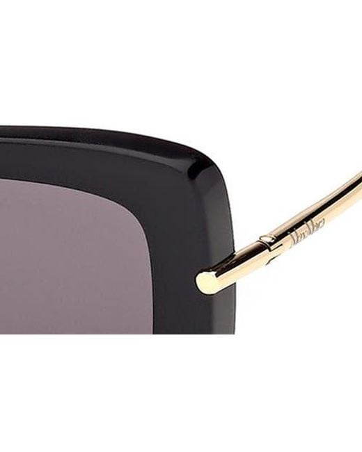 Max Mara Multicolor 54Mm Rectangular Sunglasses
