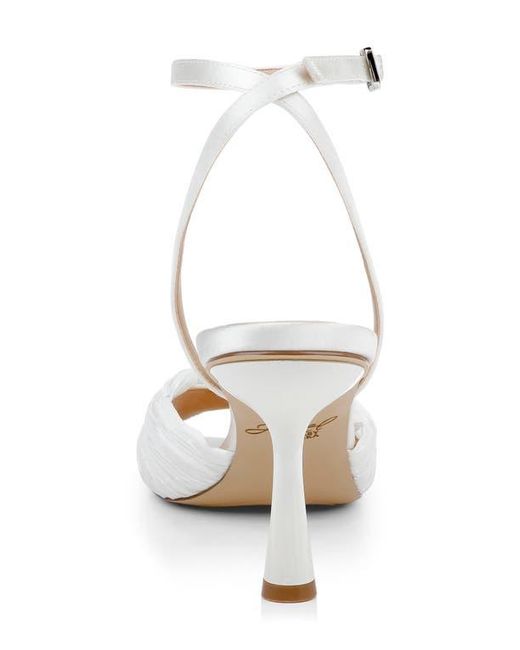 Badgley Mischka White Ibis Ankle Strap Sandal