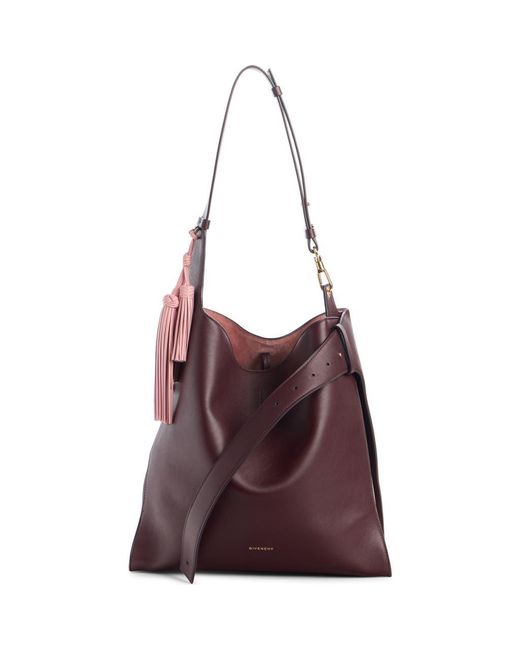 Givenchy Purple Medium Day Leather Hobo Bag