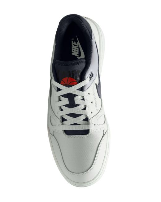 Nike White Full Force Lo Sneaker for men