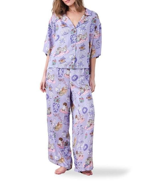 Printfresh Purple Wildest Dreams Pajamas