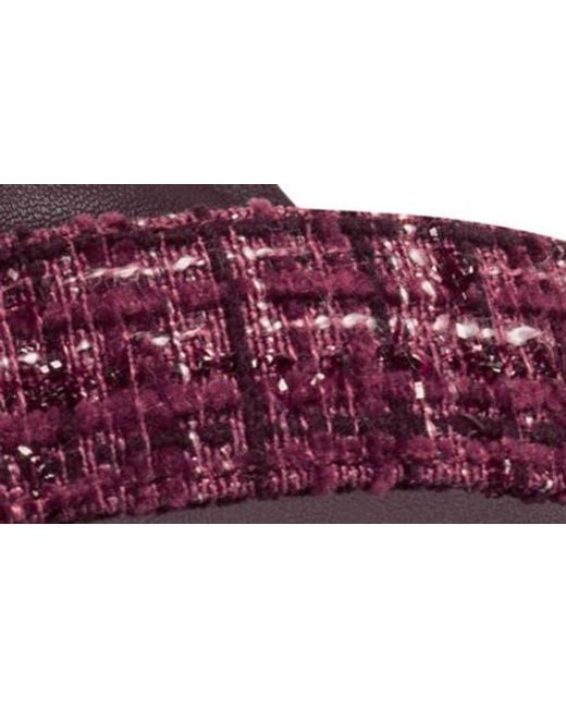 Karl Lagerfeld Purple Cybil Ankle Strap Sandal