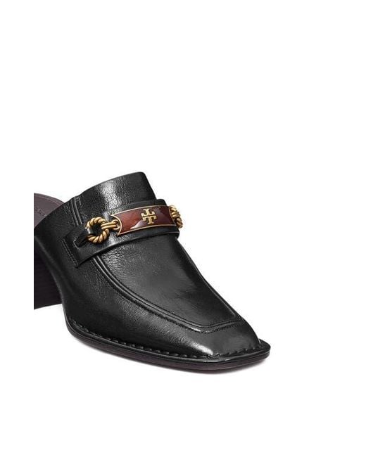 Tory Burch Black Perrine Mule