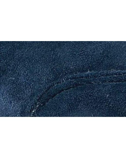 Saydo Blue Foxglove Faux Fur Bootie