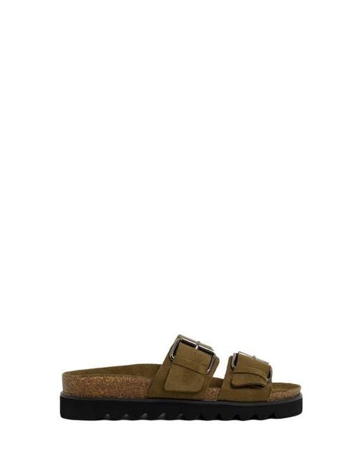 Shu Shop Green Carla Slide Sandal