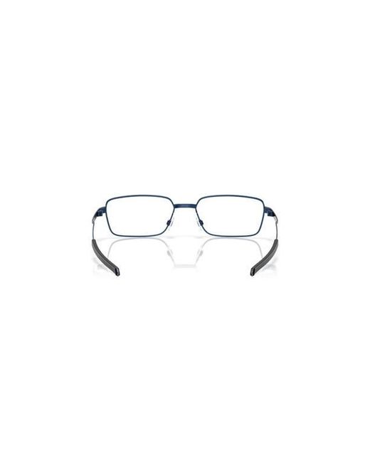 Oakley Blue 55Mm Rectangle Optical Glasses for men