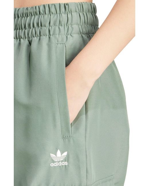 Adidas Originals Green 3-stripes Cargo Pants