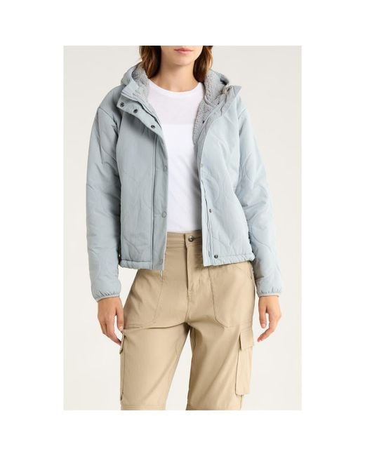 Prana Gray Encinitas Quilted Jacket