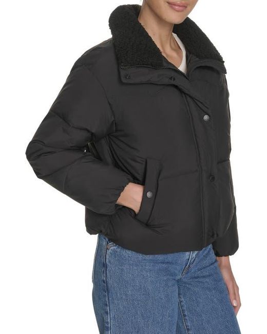 Levi's Black Western Crop Puffer Jacket