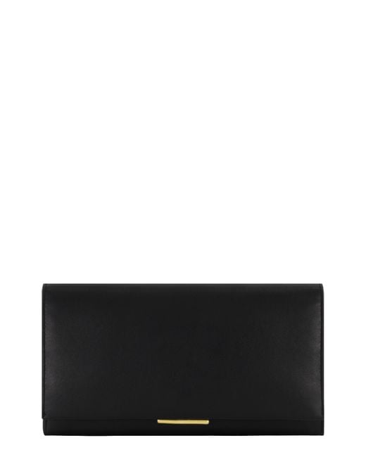 Vince Black Continental Wallet