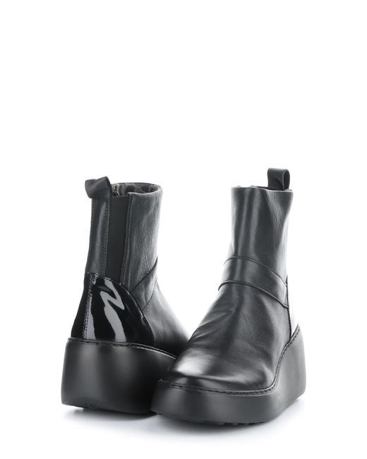 Fly London Doxe Wedge Platform Boot in Black | Lyst