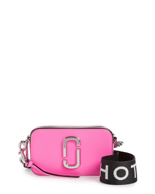 Marc Jacobs Pink Snapshot Crossbody Bag