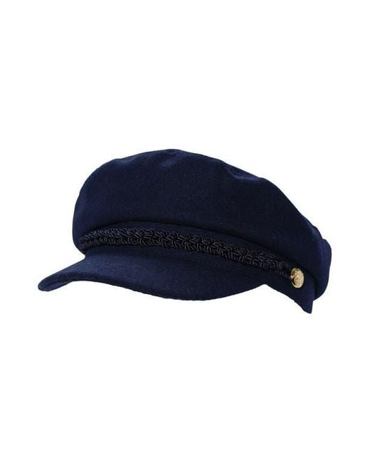 ZZDNU Lauren Ralplh Lauren Blue Wool Brim Cap