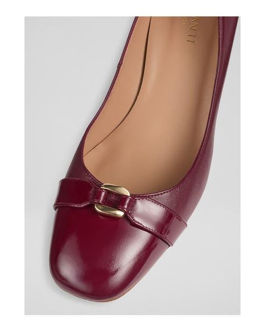 L.K.Bennett Red Kate Block Heel Pump