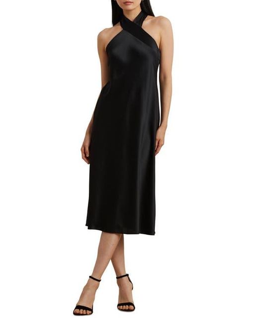 sachin and babi light blue dress Cowl Back Satin Bridesmaid Dress main image 1