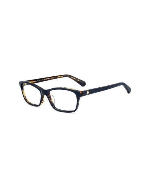 Kate Spade Blue Catrina 51Mm Rectangular Optical Glasses