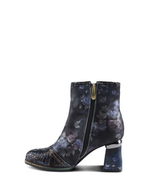 Spring Step Black Carre Cap Toe Bootie