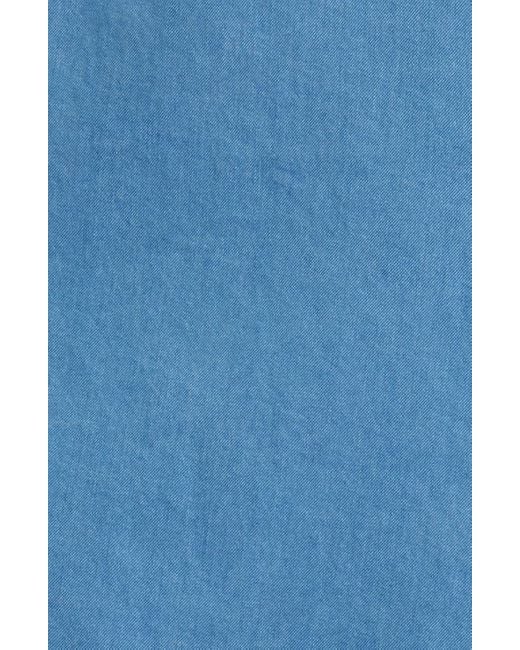 Aurélien Blue Denim Button-Up Shirt for men