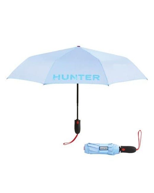 Hunter Blue Double Sided Compact Umbrella