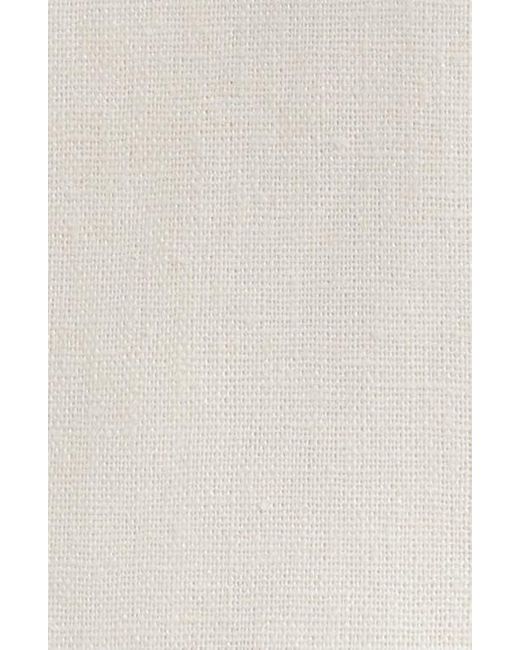 Wayf White Naomi Linen Blend Vest