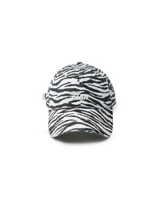 OLAH White Print Baseball Cap