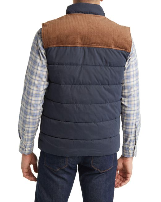 Treasure & Bond Quilted Waterproof Field Vest in Blue for Men Lyst