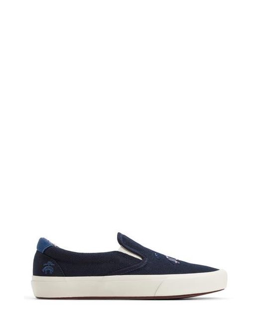 Brooks Brothers Blue Quincy Slip-On Sneaker for men