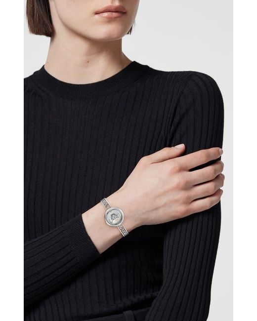 Versace Metallic Medusa Eclipse Bracelet Watch, 28Mm