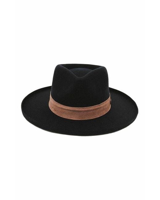 Two Roads Hat Co. Black Echo Park Fedora Hat for men