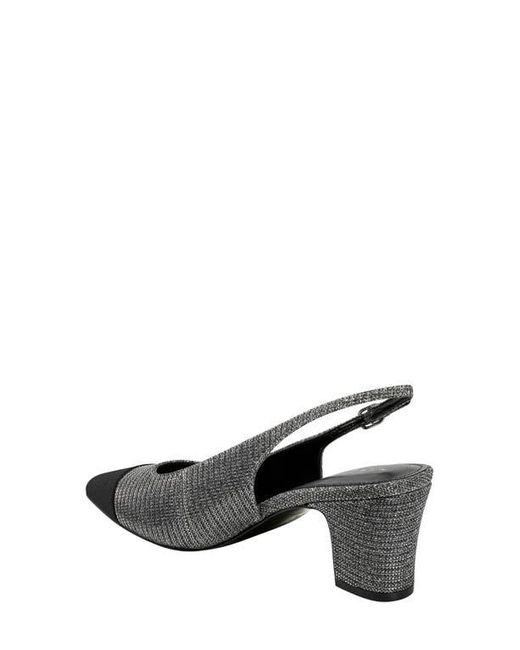 Marc Fisher Black Blakeley Slingback Pointed Toe Pump