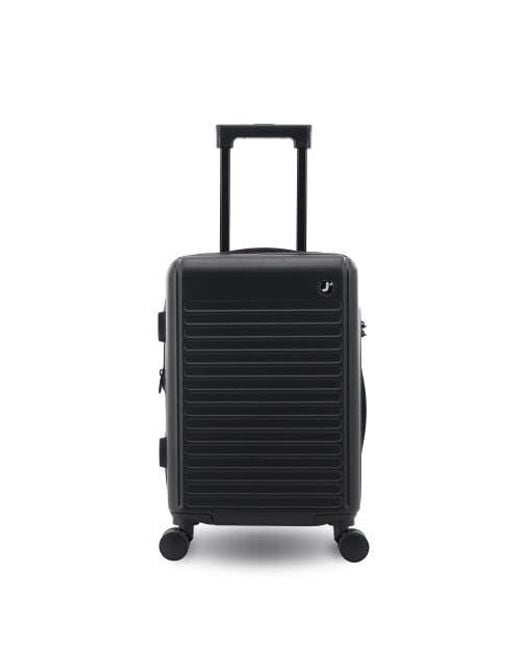 J World Black North Hardside Carry-On Luggage 20'