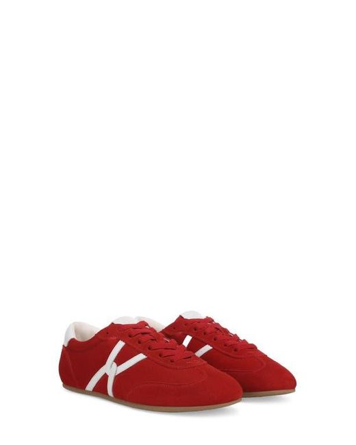 Veronica Beard Red Riviera Sneaker