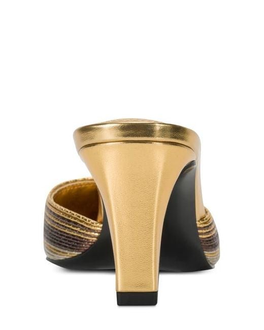 Donna Karan Metallic Praxilla Pointed Toe Mule