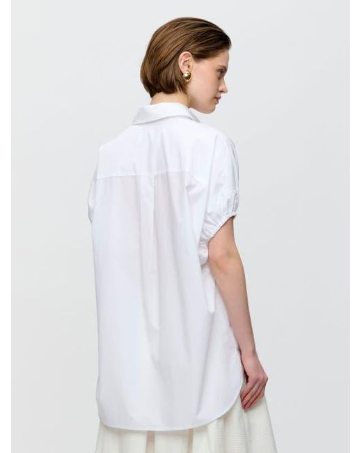 Callas Milano White Lecce Capsleeve T-Shirt