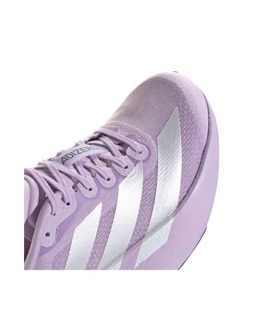Adidas Purple Adizero Evo Sl Running Shoe