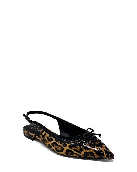 Shu Shop Black Amy Slingback Flat