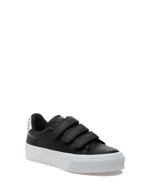 J/Slides Black Gennie Studded Platform Sneaker