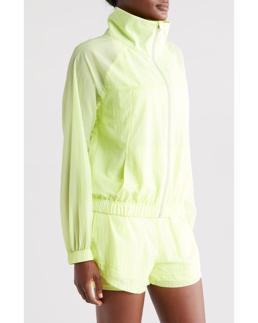 Zella Green Expression Sheer Jacket