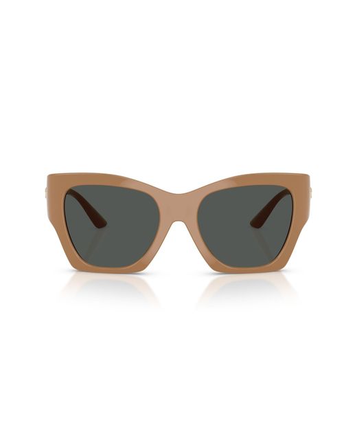 Versace Gray 54Mm Irregular Sunglasses