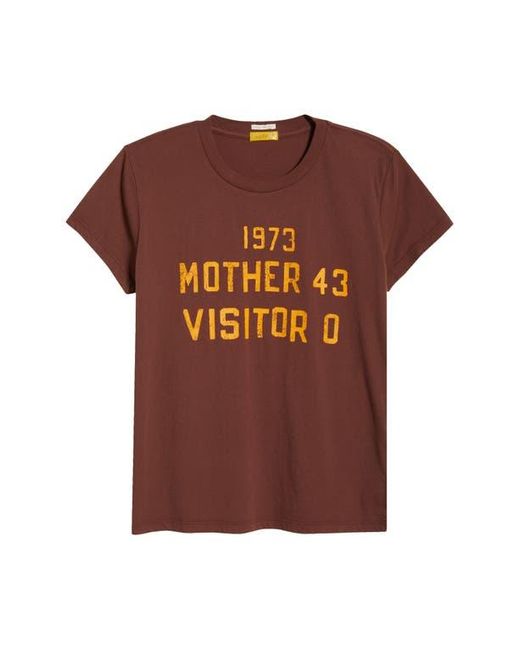 Mother Blue The Boxy Goodie Goodie Supima Cotton Tee