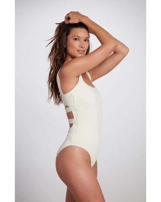 Sauipe Swimwear White Donatella One Piece Swimsuit