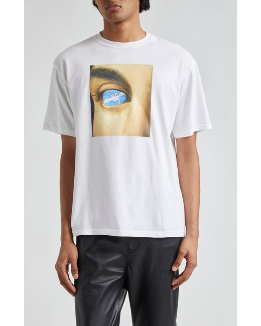 Undercover White Eye Graphic T-shirt for men