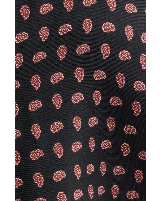 juliana paisley silk shirt dress Juliana Paisley Print Dress