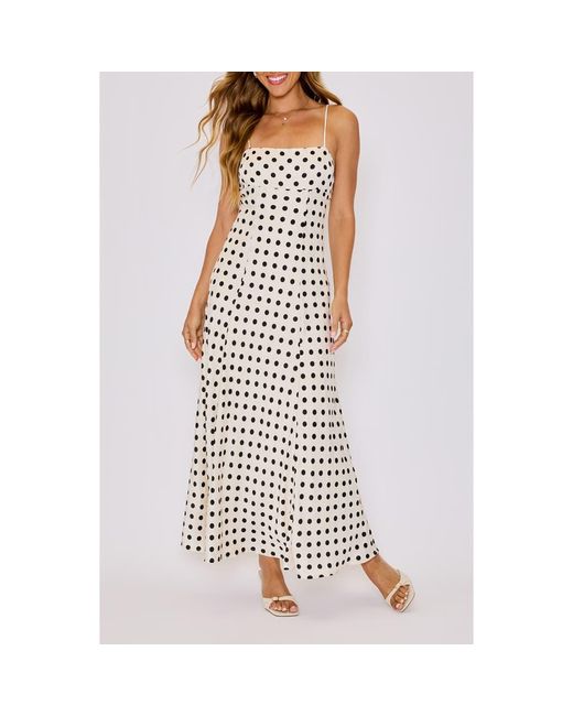 Vici Collection Multicolor Paulina Polka Dot Maxi Dress