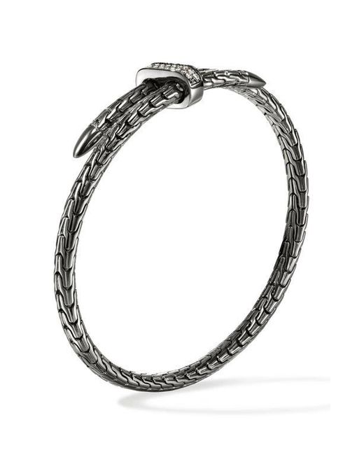 John Hardy Metallic Spear Bangle, 4Mm