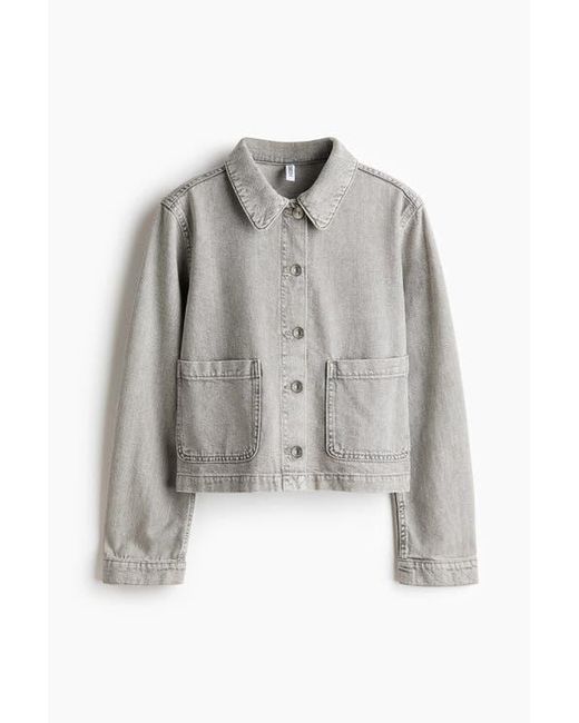 H&M Gray Denim Jacket