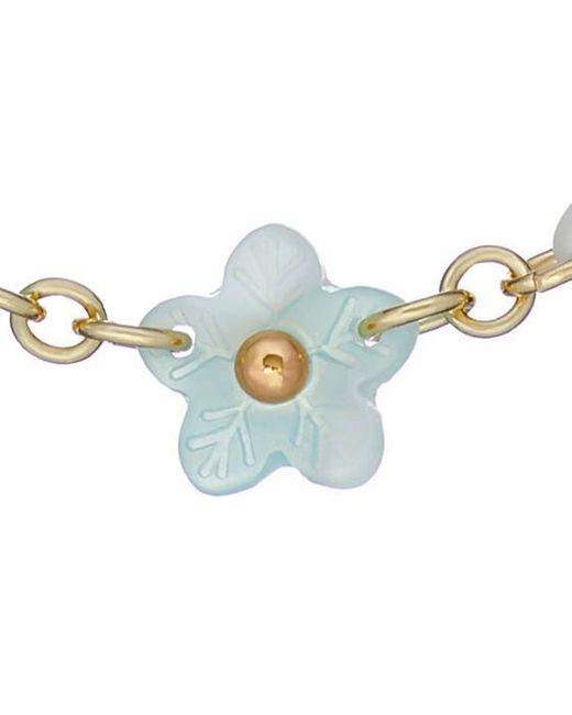 Ted Baker White Wiila Flower Statement Necklace