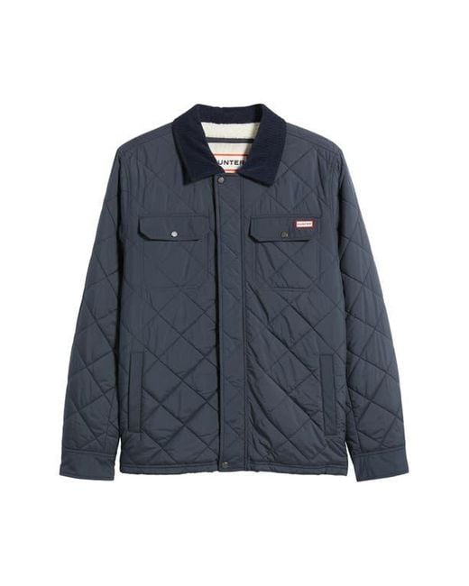 Hunter Blue Bell Quilted Barn Jacket for men