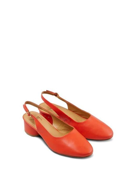 Beek Red Lora Slingback Pump