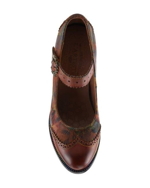 Spring Step Brown Macias Mary Jane Pump